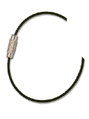 Black Wire Keychain